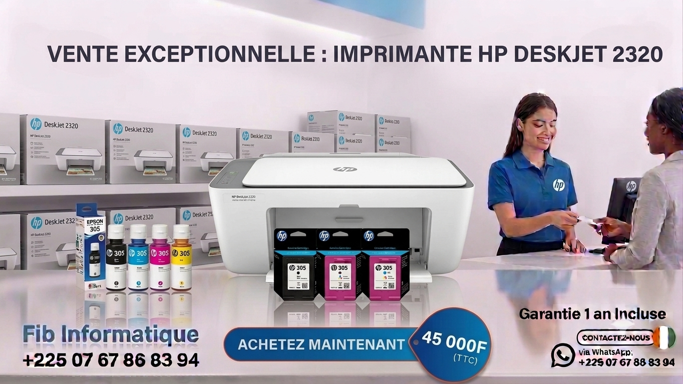 IMPRIMANTE  HP JET D'ENCRE 2320
